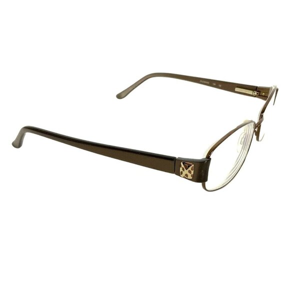 Sophia Loren Womens Eyeglasses M178 Zyloware Brown Metal Frame 54-17-135 - Picture 3 of 10